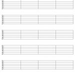 Music tab sheet